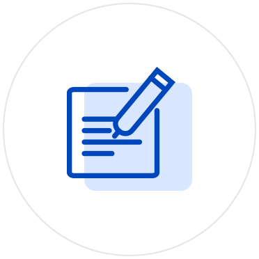 Step one account registration icon